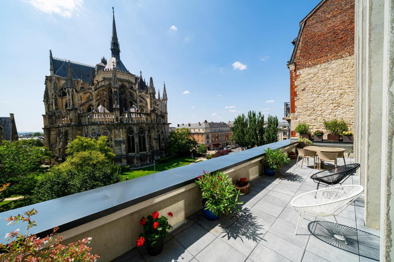 Appartement Les 7 Anges - Cathédrale de Reims Extérieur photo