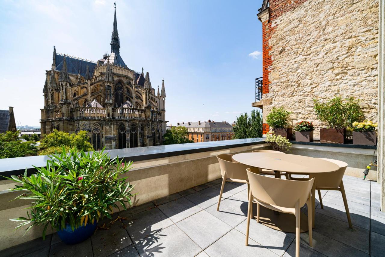 Appartement Les 7 Anges - Cathédrale de Reims Extérieur photo