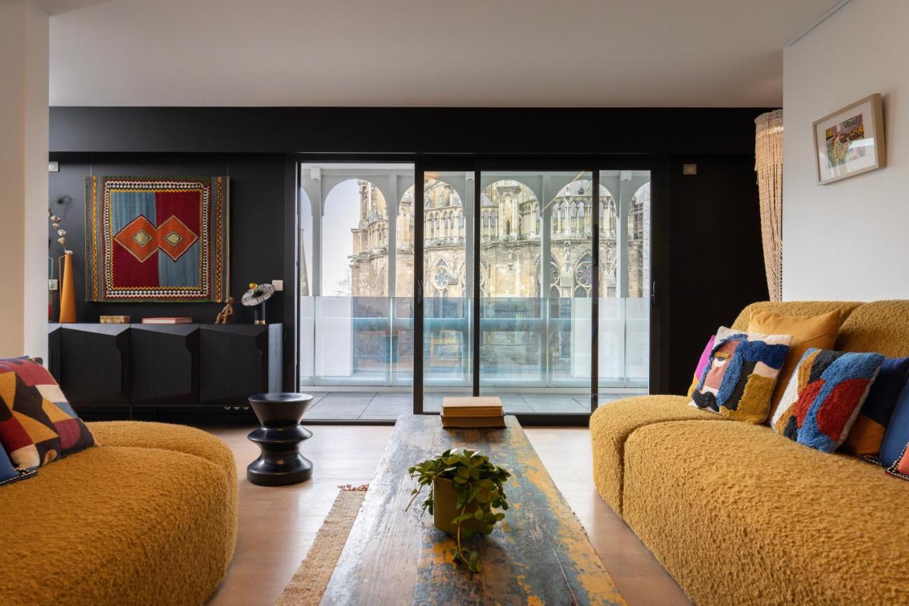 Appartement Les 7 Anges - Cathédrale de Reims Extérieur photo