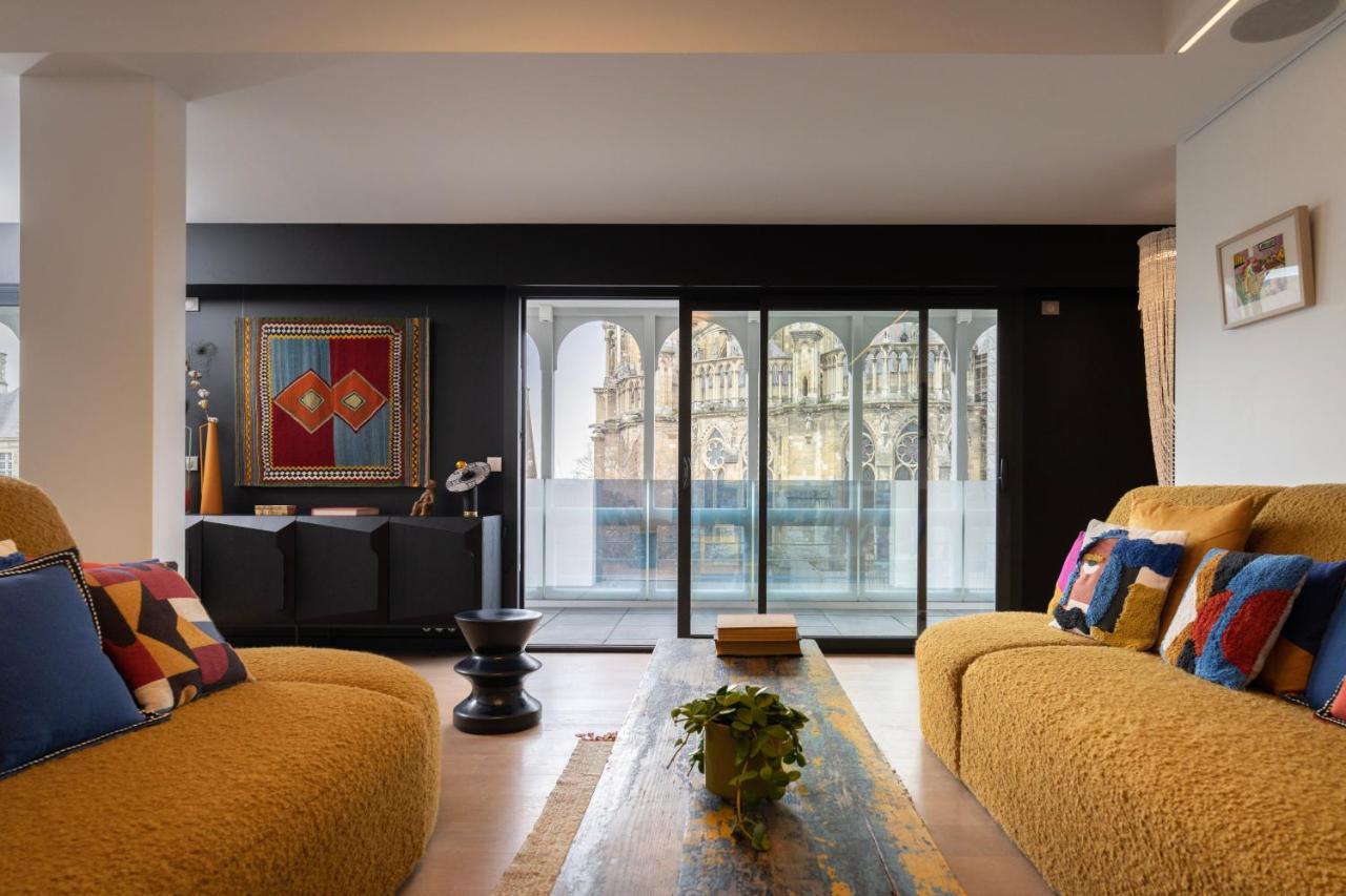 Appartement Les 7 Anges - Cathédrale de Reims Extérieur photo